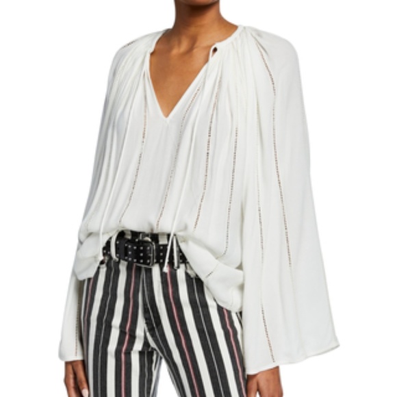 frame lattice peasant top